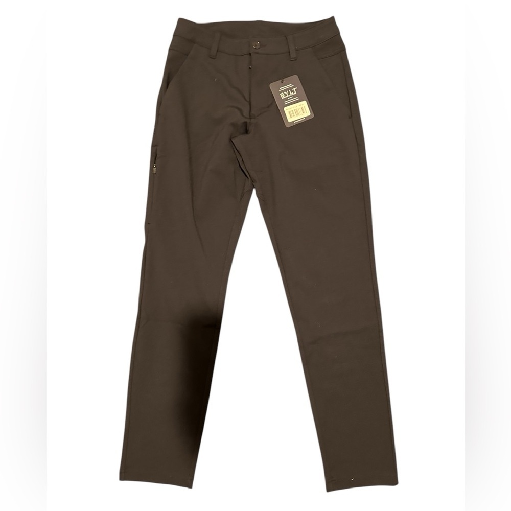 Bylt Premium Basics Executive Pant Performance Black Mens Size 30NWT $160